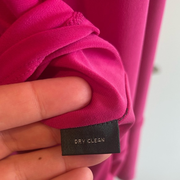 Lauren Ralph Lauren Hot Pink High Neck A Line Sleeveless Dress 12 Barbiecore - Picture 4 of 12